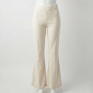 Sunday Best Cream Flare Pants